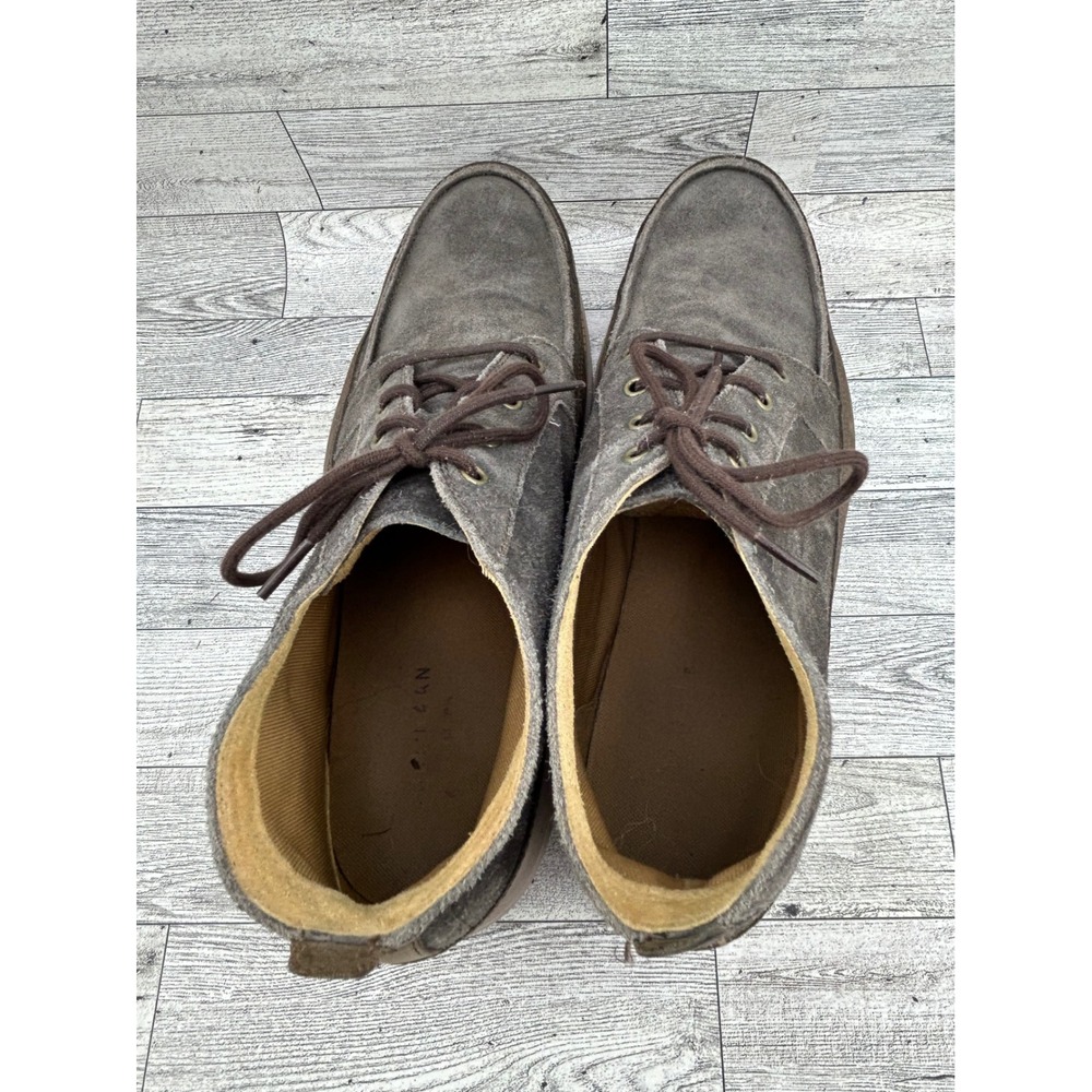 Cole Haan Grand.OS Men Size 11.5 M Grey Suede Moc Toe Chukka Boots C23433 - Picture 8 of 14